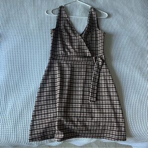 Arizona Jean Co. Plaid Brown Dress BodyCon Size XS